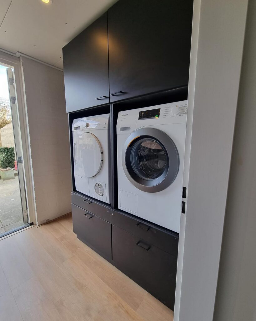 Wasmachine kast op maat